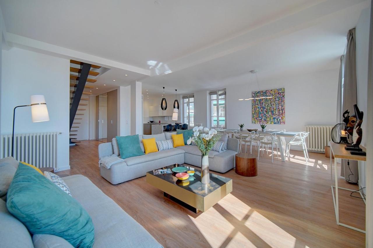 Immogroom - Magnificent 180M Duplex Apartment - Parking - Air Conditioning Cannes Exterior foto